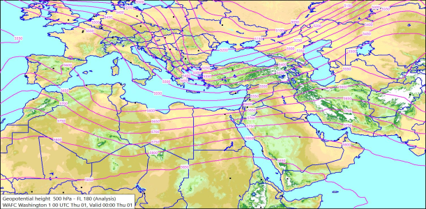 500hPa 00Z 01/01/2026 10:55