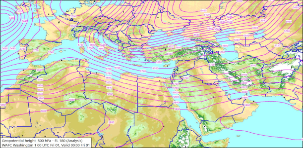 500hPa 00Z 01/05/2026 11:19