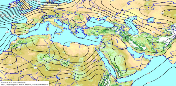 Surface 00Z 01/12/2025 10:45
