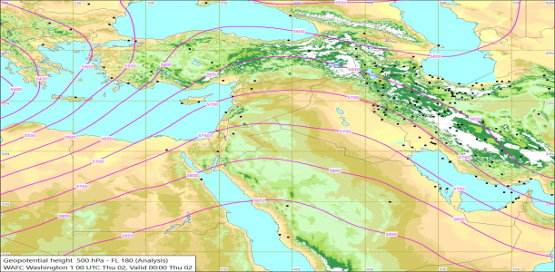 500hPa 00Z 02/04/2026 11:25