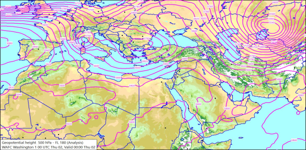 500hPa 00Z 02/07/2026 10:45