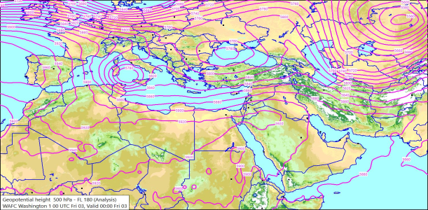 500hPa 00Z 03/07/2026 09:03