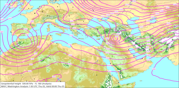 500hPa 00Z 05/03/2026 09:43