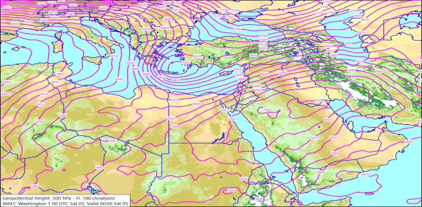 500hPa 00Z 05/09/2026 09:50