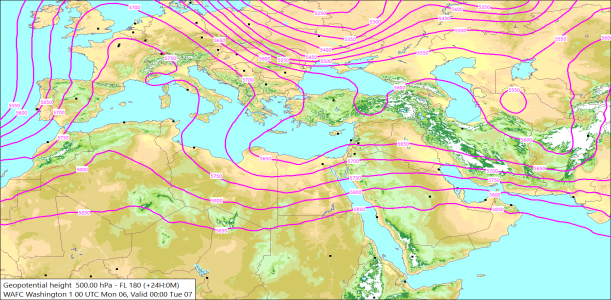 500hPa +24 Hours 06/04/2026 11:16
