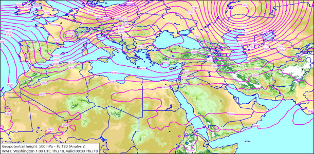 500hPa 00Z 10/09/2026 11:40