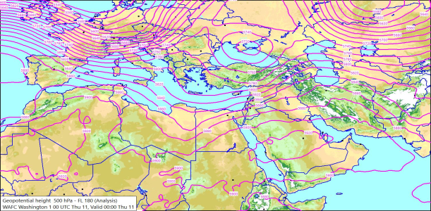 500hPa 00Z 11/06/2026 10:37