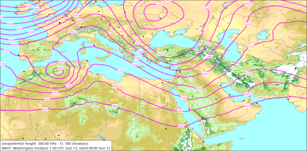 500hPa 00Z 12/04/2026 09:01