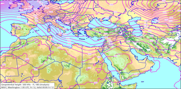 500hPa 00Z 12/06/2026 09:15