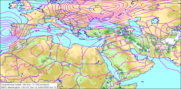 500hPa 00Z 12/07/2026 10:36