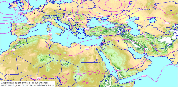 500hPa 00Z 14/06/2025 10:07