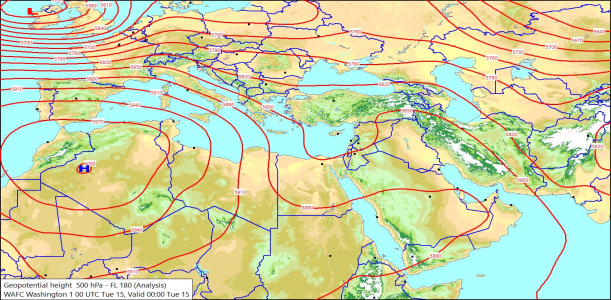 500hPa 00Z 15/07/2025 10:05