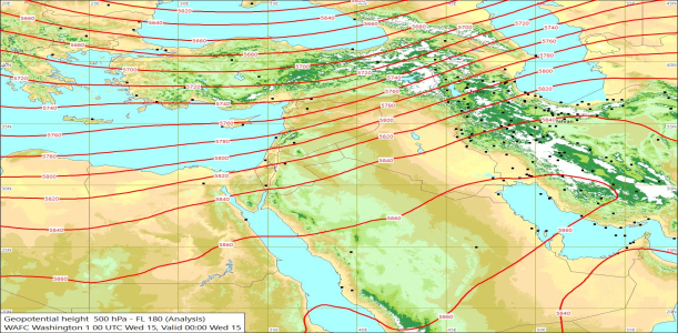 500hPa 00Z 15/10/2025 10:04