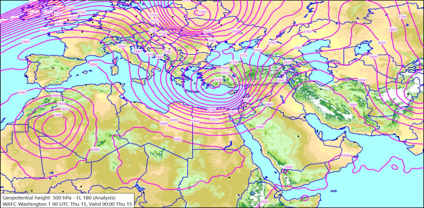 500hPa 00Z 15/10/2026 11:06