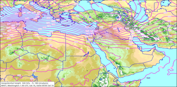 500hPa 00Z 16/05/2026 10:54