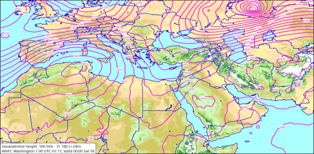 500hPa +24 Hours 17/07/2026 09:30