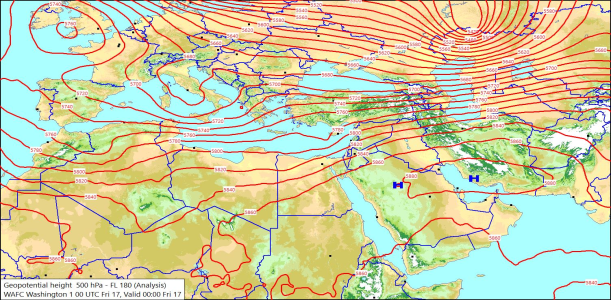 500hPa 00Z 17/10/2025 10:20