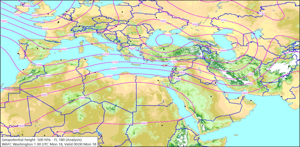 500hPa 00Z 18/05/2026 11:14