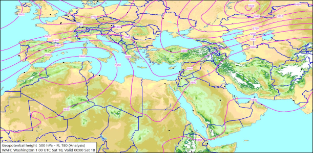 500hPa 00Z 18/07/2026 09:34