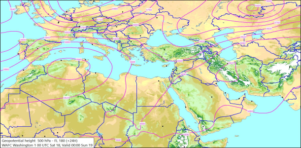 500hPa +24 Hours 18/07/2026 09:34