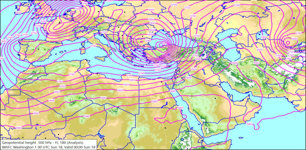 500hPa 00Z 18/10/2026 10:53