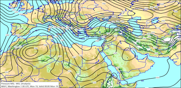 Surface 00Z 19/01/2026 10:48