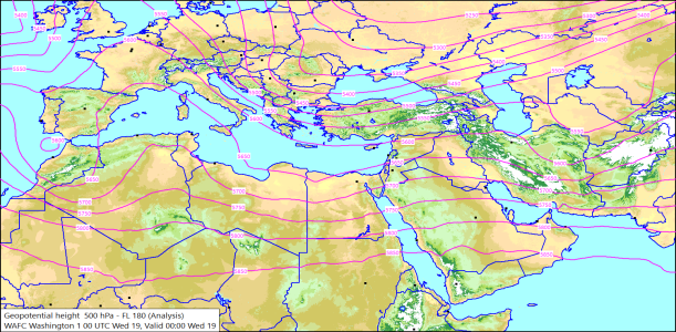 500hPa 00Z 19/02/2025 14:06