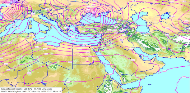 500hPa 00Z 19/10/2026 11:09