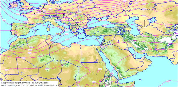 500hPa 00Z 19/11/2025 10:33