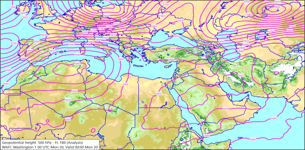 500hPa 00Z 20/07/2026 11:44