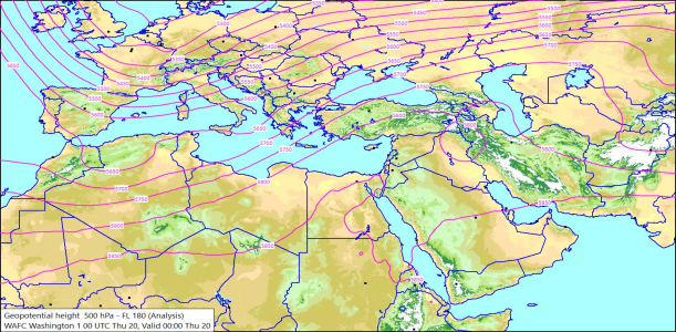 500hPa 00Z 20/11/2025 10:43