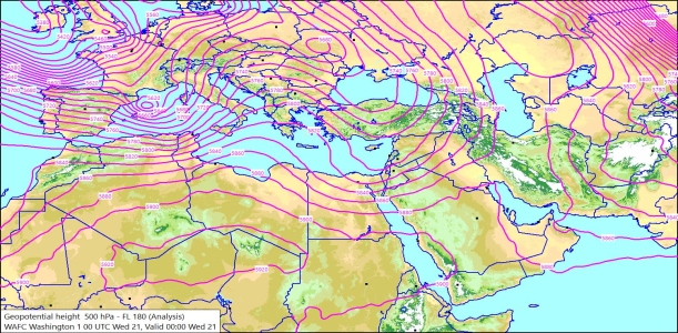 500hPa 00Z 21/10/2026 10:50