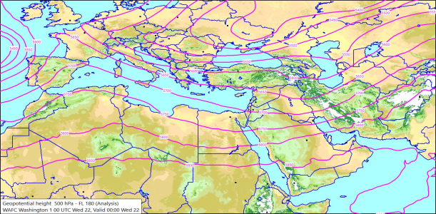 500hPa 00Z 22/04/2026 11:02
