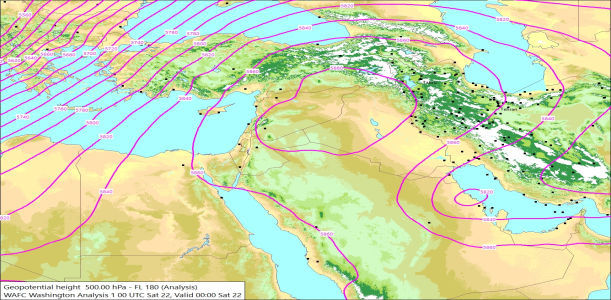 500hPa 00Z 22/11/2025 11:23