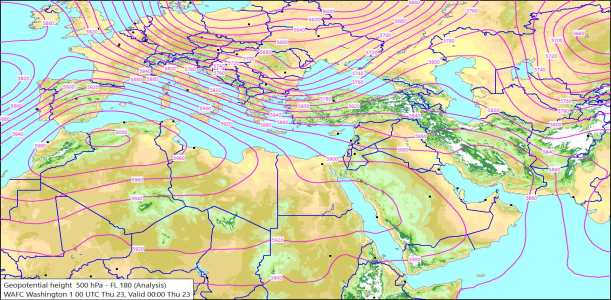500hPa 00Z 23/07/2026 10:46