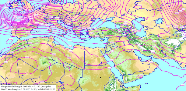500hPa 00Z 23/10/2026 11:40