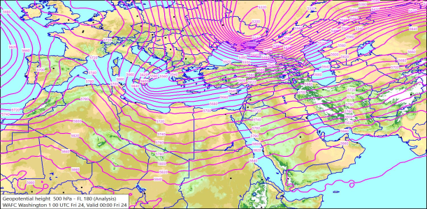 500hPa 00Z 24/04/2026 09:37