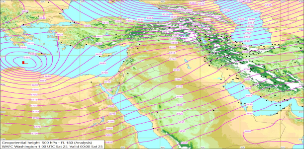 500hPa 00Z 25/04/2026 11:12