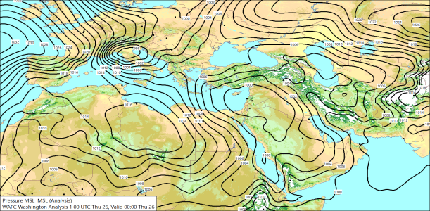 Surface 00Z 26/03/2026 13:00