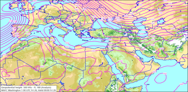 500hPa 00Z 26/06/2026 09:40