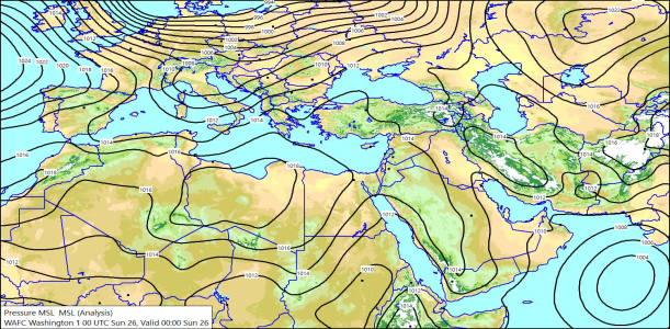 Surface 00Z 26/10/2025 11:05