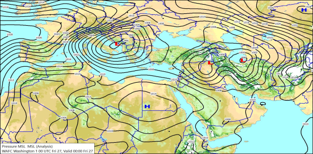 Surface 00Z 27/03/2026 10:09