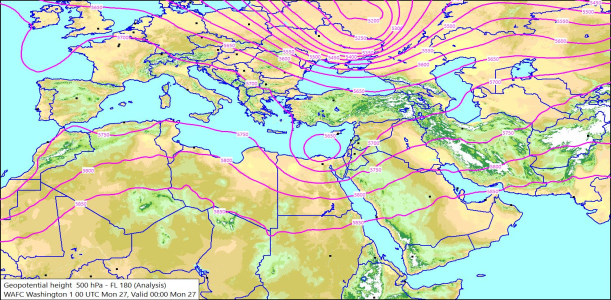 500hPa 00Z 27/04/2026 11:21