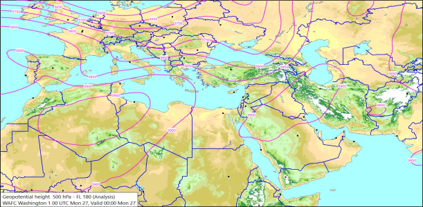 500hPa 00Z 27/07/2026 11:06