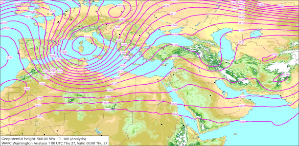 500hPa 00Z 27/11/2025 10:46