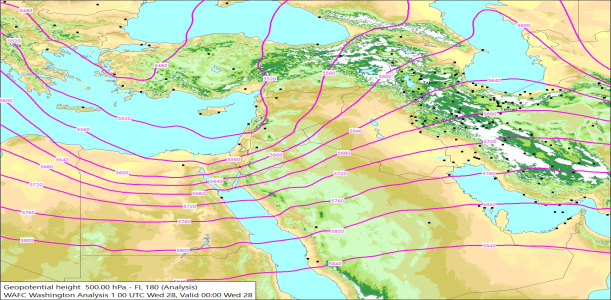 500hPa 00Z 28/01/2026 10:55