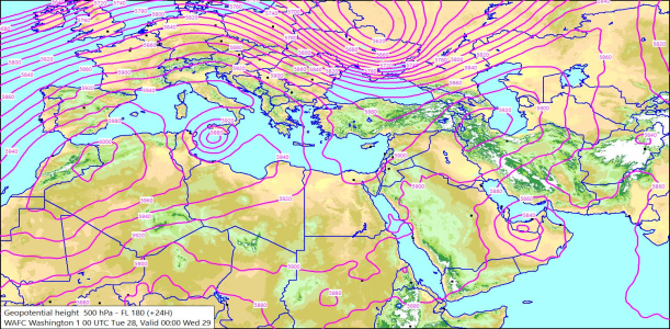 500hPa +24 Hours 28/07/2026 10:33
