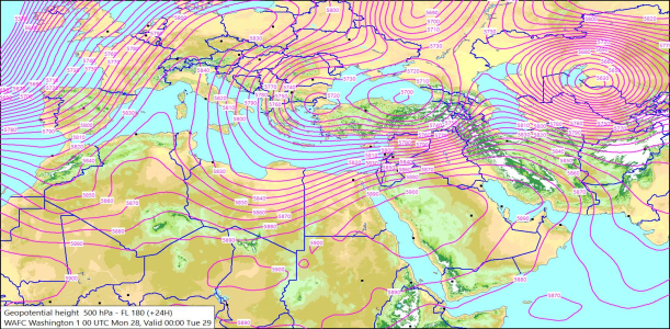 500hPa +24 Hours 28/09/2026 11:11