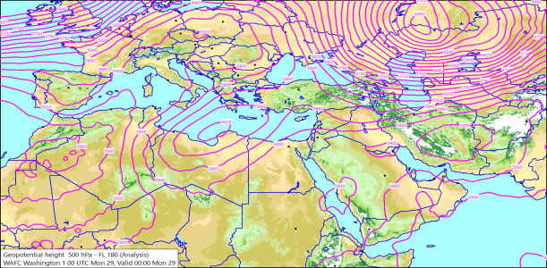 500hPa 00Z 29/06/2026 10:36