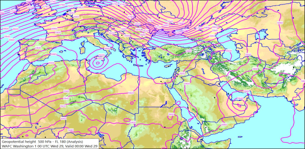 500hPa 00Z 29/07/2026 10:41